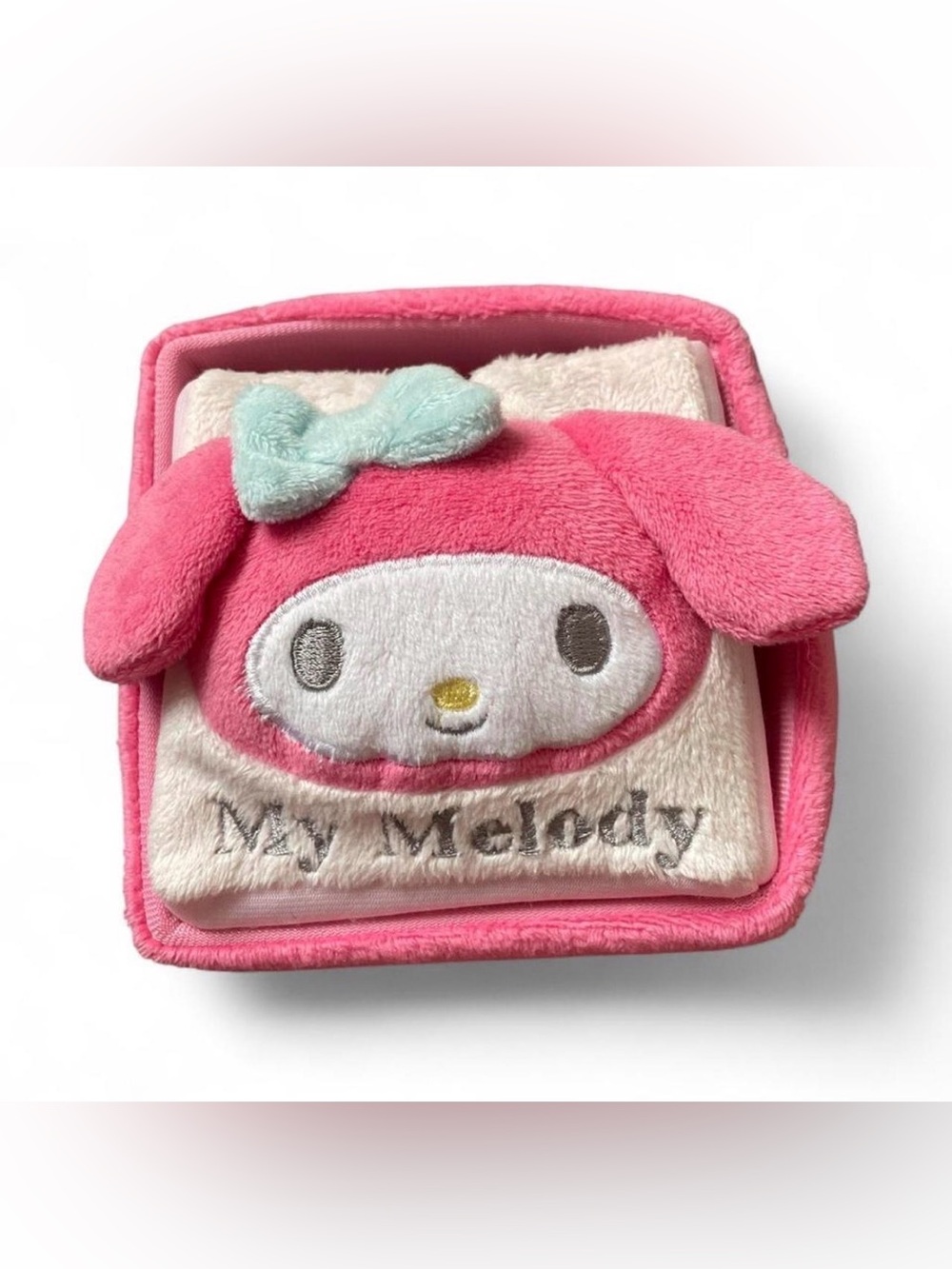 Sanrio tiny My Melody pink plush storage box - Picture 2 of 8
